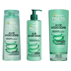 Garnier Aloe Hydra Bomb Шампунь-кондиционер Air Dry Cream, Fructis