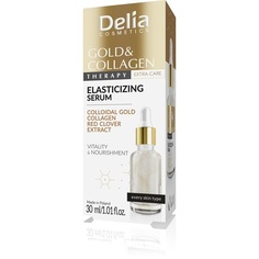 Сыворотка для эластичности Gold &amp; Collagen Therapy Vitality Nutrition 30 мл, Delia Cosmetics