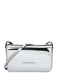 Сумка через плечо Calvin Klein, серебристо-серый