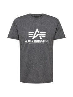 Футболка Alpha Industries, темно-серый