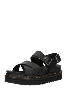 Сандалии с ремешками Dr. Martens Voss II, черный