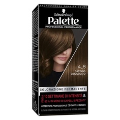 Палитра краски для волос Professional Performance 4.8 Шоколадно-коричневый, Schwarzkopf