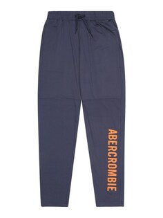 Зауженные брюки Abercrombie &amp; Fitch, темно-синий