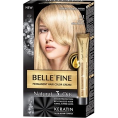 Belle&apos;Fine No.8.1 Крем-краска для волос «Светло-пепельный блондин» с кератином, аргановым, миндальным и оливковым маслом