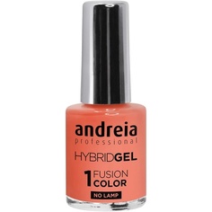 Профессиональный гибридный гель-лак для ногтей Андрея Fusion Color H32 Коралловый — 2 шага, без лампы, долговечен, легко снимается, Andreia