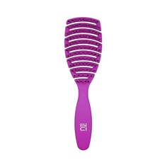 T4B Ilu My Happy Color Purple Профессиональная расческа с легким расчесыванием волос, Tb Tools For Beauty