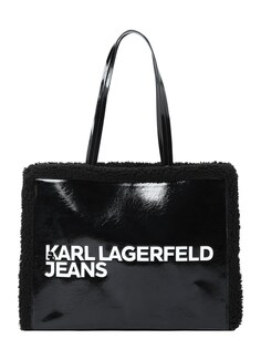 Сумка-шоппер KARL LAGERFELD JEANS, черный