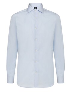Деловая рубашка стандартного кроя Boggi Milano, пастельно-синий/голубой