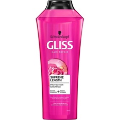 Schwarzkopf Шампунь Supreme для длинных и эластичных волос 400мл, Gliss