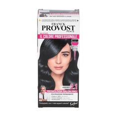 Профессиональная краска для волос для дома со светоотражающим и блестящим покрытием, включая прецизионную кисть, черный, синий, черный и синий цвета, Franck Provost