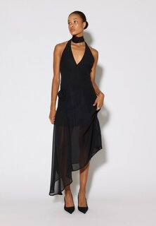 Вечернее платье X LAME COBAIN SNCLEO HALTER SHIFFON DRESS SOMETHINGNEW, черный
