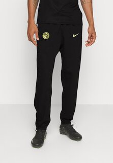 Team БРЮКИ INTER MAILAND STANDARD Nike, черный/ярко-желтый
