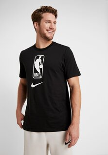 Футболка с принтом NBA DRY TEE Nike, черный/белый