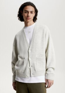 Кардиган ESSENTIAL TONAL BOXY FIT Tommy Jeans, белый