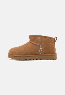 Ботильоны CLASSIC ULTRA MINI BLING UGG, каштан