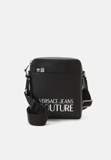 Сумка через плечо RANGE TACTILE LOGO SKETCH UNISEX Versace Jeans Couture, черный/серебристый