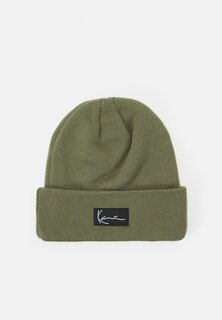 Шапка SIGNATURE BEANIE UNISEX Karl Kani, оливковый