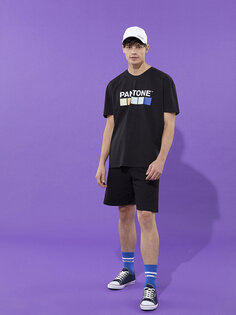 Льняная мужская спортивная обувь на шнуровке Pantone, темно-синий