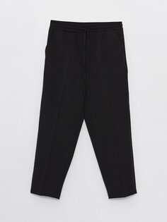 Женские брюки стандартного кроя с эластичной резинкой на талии LCW Grace, новый черный