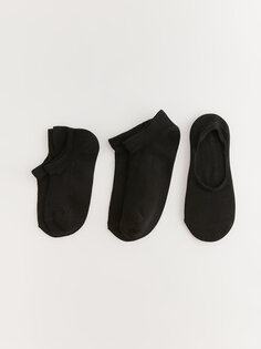 Женские носки-балерины на плоской подошве, 3 шт. LCW DREAM, черный