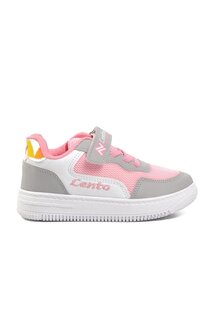 Розовые кроссовки на липучке для девочек Lento 001-P Ayakmod