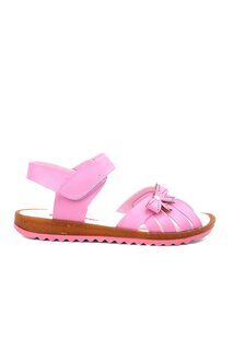 Розовые сандалии на липучке для девочек Az14 Ayakmod
