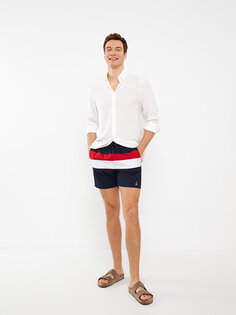 Короткие мужские шорты для плавания с цветными блоками SOUTHBLUE
