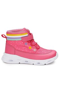 Туфли-лодочки Mizu Daily с подсветкой на липучке для девочек 946.21K.205 Vicco, фуксия
