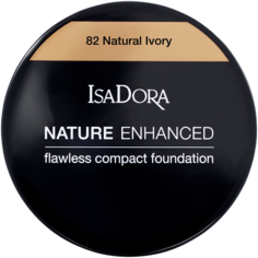 Компактная тональная основа для лица 82 натуральная слоновая кость Isadora Nature Enhanced, 10 гр