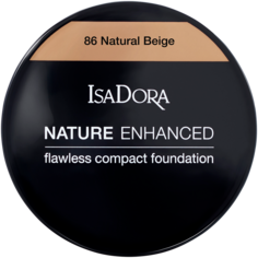 Компактная тональная основа для лица 86 натуральный бежевый Isadora Nature Enhanced, 10 гр