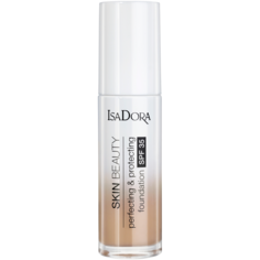 Тональный крем для лица 08 золотисто-бежевый Isadora Skin Beauty Perfectin &amp; Protecting, 30 мл