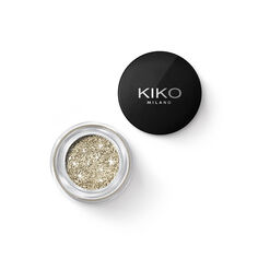 Гелевые тени для век с биоразлагаемым блеском 02 true gold Kiko Milano Stardust Eyeshadow, 3,5 гр