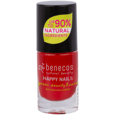 Классический винтажный красный лак для ногтей Benecos, 5 мл