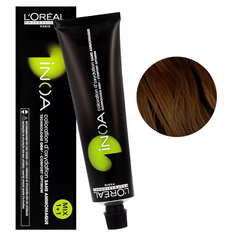Перманентная краска для волос без аммиака - цвет 6.3 темно-золотистый блондин (база) L&apos;Oréal Professionnel Inoa, 60г L'Oreal