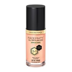 C50 жидкая тональная основа для лица с натуральной розой Max Factor Facefinity All Day Flawless 3W1, 30 мл