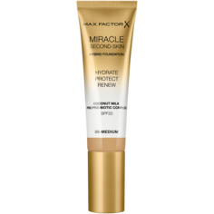 Увлажняющий тональный крем для лица spf20 средний 05 Max Factor Miracle Second Skin, 30 мл