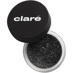 Блестящие тени для век серебристо-черные 927 Claré Clare Makeup, 1,2 гр