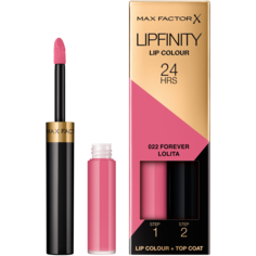 Двухфазная помада со стойким эффектом 022 навсегда лолита Max Factor Lipfinity Lip Colour 24H, 2,3 мл + 1,9 гр