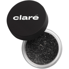 Блестящие тени для век серебристо-черные 927 Claré Clare Makeup, 0,4 гр