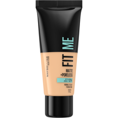 Мягкий бежевый тональный крем для лица 112 Maybelline New York Fit Me!, 30 мл