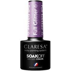 Гибридный лак для ногтей 6 Claresa Full Glitter, 5 гр