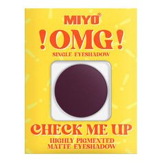 Матовые тени для век 04 сладкая слива Miyo Omg! Check Me Up, 1,3 гр