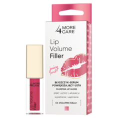 Блеск для губ для увеличения объема губ сочно-розовый More4Care Lip Volume Filler, 4,8 гр