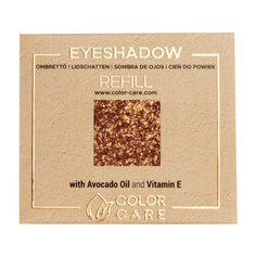 Тени для век с веганскими блестками - тейлор 034 Color Care Glitter - Brown Golden, 2 гр