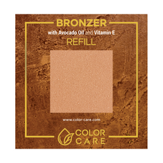 Веганский жемчужный бронзатор - сменный блок - Color Care Golden, 8 гр