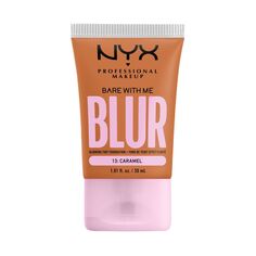 Карамельный тональный крем для лица Nyx Professional Makeup Bare With Me Blur Tint, 30 мл