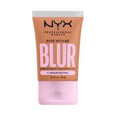 Тональный крем для лица средней нейтральности Nyx Professional Makeup Bare With Me Blur Tint, 30 мл