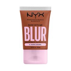 Тональный крем для лица теплая карамель Nyx Professional Makeup Bare With Me Blur Tint, 30 мл