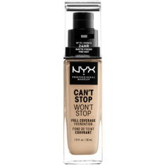 Тональный крем для лица нюдовый Nyx Professional Makeup Can&apos;T Stop Won&apos;T Stop, 30 мл