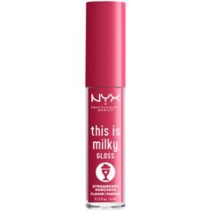 Блеск для губ «клубничный орчата» Nyx Professional Makeup This Is Milky Gloss, 4 мл